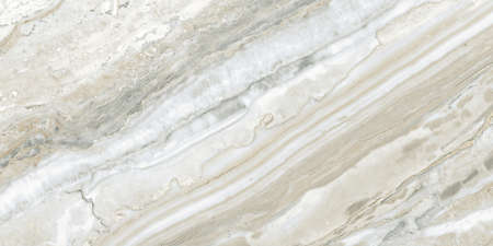 off white color onyx marble design with cross veins natural texture polished surfaceの写真素材