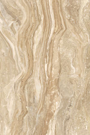 beige color travertine marble design with natural stone effect rustic finish use for wall floor tiles and wall paper designの写真素材