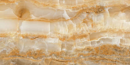 yellow and ivory color polished marble design with natural veins  stone textureの写真素材