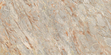 brown color polished surface natural marble design with original stone textureの写真素材