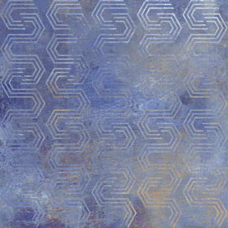 blue background vintage effect design pattern for wallpaper and wall tiles design imageの写真素材