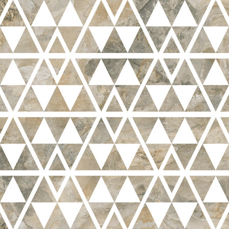 brown color texture with triangle pattern for wall tiles and wallpaper use high resolution imageの写真素材