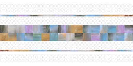 multi-color square design pattern wall tiles and wall paper useの写真素材