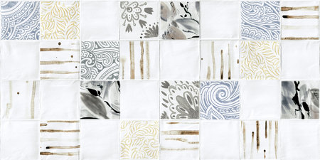 white color square pattern with wall tiles and wall tiles designの写真素材