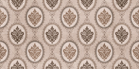 brown color freehand design for wall tiles and wall paper useの写真素材