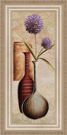 flower pot design for wall tiles and wall paperの写真素材