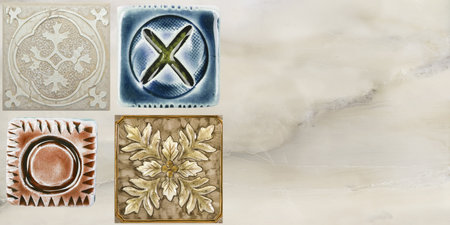 wall tiles design pattern for wallpaper ceramic tile textureの写真素材