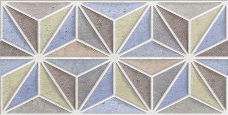 multi color scalene triangle shape marble designの写真素材