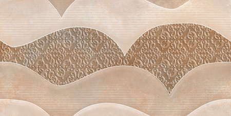 brown color geometrical shape marble designの写真素材