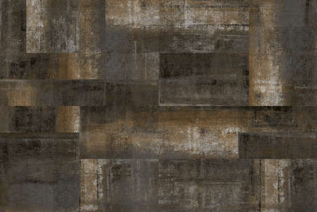 dark brown color square pattern design surfaceの写真素材