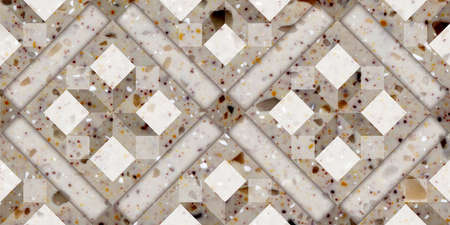 Rhombus shape design illustration image for wall tiles and wall paper useの写真素材