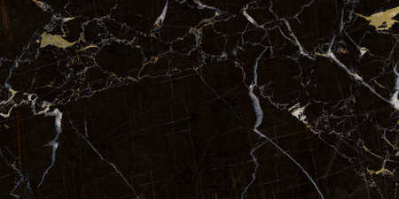 dark brown color natural texture polished finish with golden veins high resolution marble designの写真素材