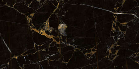 dark brown color natural texture polished finish with golden veins high resolution marble designの写真素材