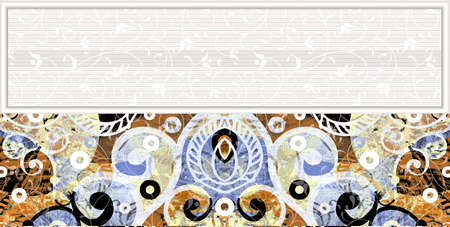 multi color floral design pattern wall tile and wall paper useの写真素材