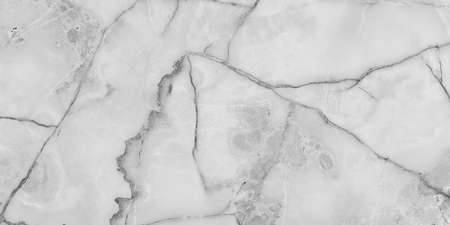 white color polished marble design with dark natural veins use for wall tiles and wall paper useの写真素材