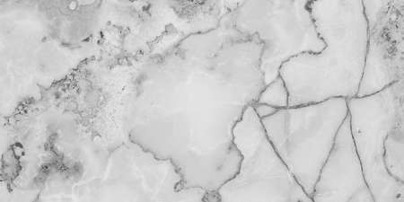 white color polished marble design with dark natural veins use for wall tiles and wall paper useの写真素材