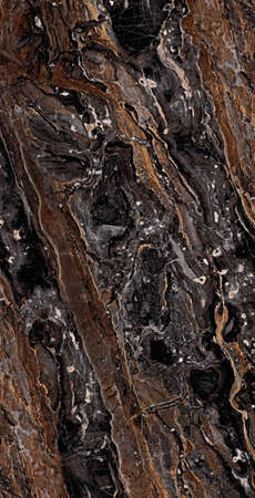 dark brown shade polished marble design with natural texture use for wall and floor tiles designの写真素材