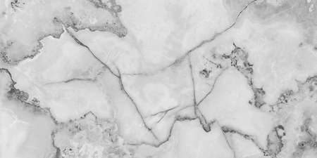 white color polished marble design with dark natural veins use for wall tiles and wall paper useの写真素材