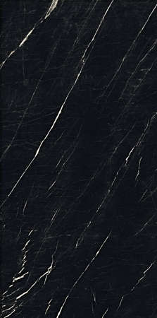 Nero Marquina marble design with polished finish with white veins use for wall and floor tiles applicationsの写真素材