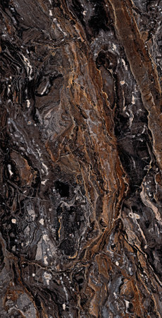 dark brown shade polished marble design with natural texture use for wall and floor tiles designの写真素材