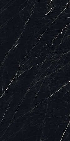 Nero Marquina marble design with polished finish with white veins use for wall and floor tiles applicationsの写真素材