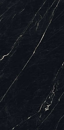 Nero Marquina marble design with polished finish with white veins use for wall and floor tiles applicationsの写真素材