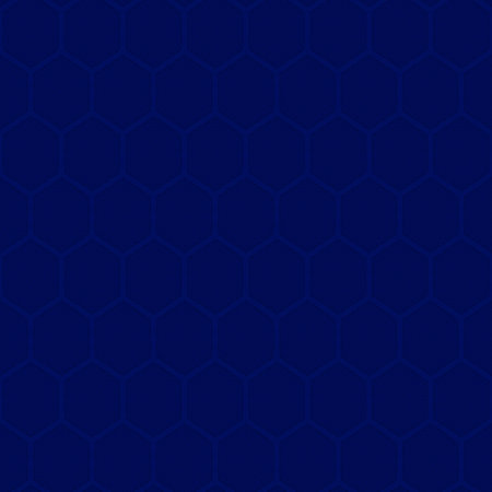 Seamless geometric pattern with hexagons. Vector illustration. Blue color.