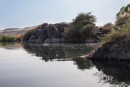 Entrance of the Nile River as it passes through the Nubian People in Aswan, Egypt, Afriaca. Amazing...