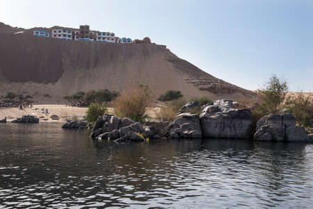 Entrance of the Nile River as it passes through the Nubian People in Aswan, Egypt, Afriaca. Amazing...