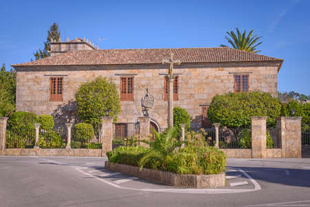 Ulloa Palace in Cambados, Rias Bajas, Pontevedra, Galicia, Spain, Europe.のeditorial素材