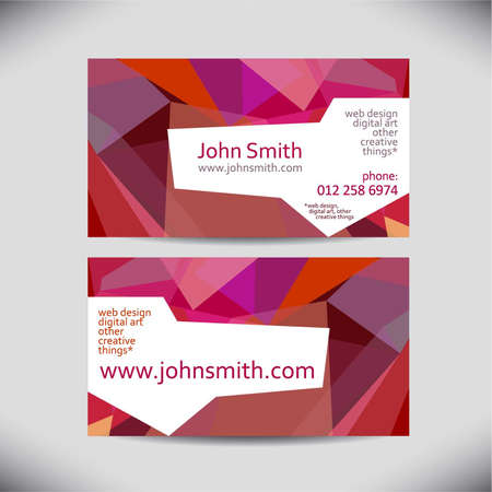Business card template - vectorのイラスト素材