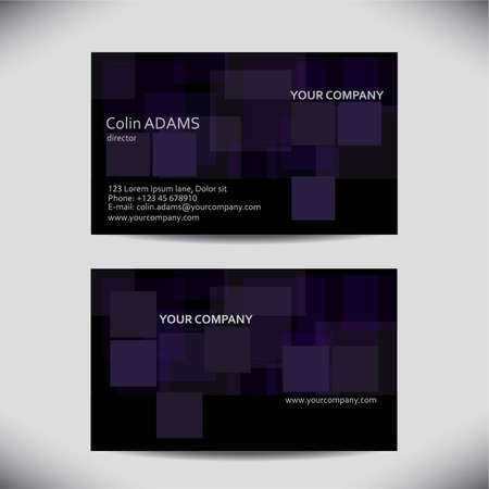 Business card template - vectorのイラスト素材