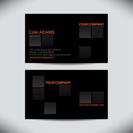 Business card template - vectorのイラスト素材