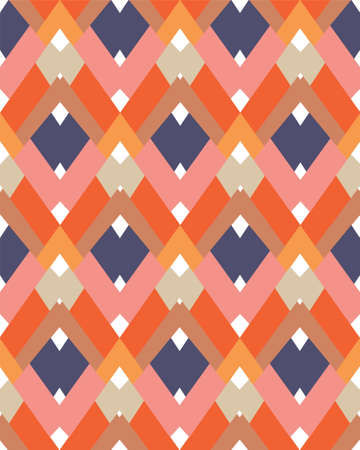 Abstract geometrical seamless pattern, vectorのイラスト素材