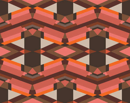 Abstract geometrical seamless pattern, vectorのイラスト素材