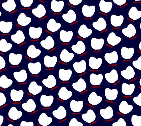 Sakura petals Cherry Blossom seamless pattern, vectorのイラスト素材