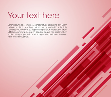 Vector abstract oblique rectangle background in red colorのイラスト素材