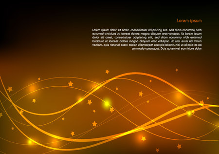 Vector abstract shining background in brown colorのイラスト素材