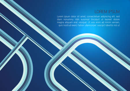 Vector abstract colorful background with blue linesのイラスト素材