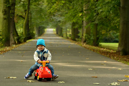 boy toy cartsの写真素材