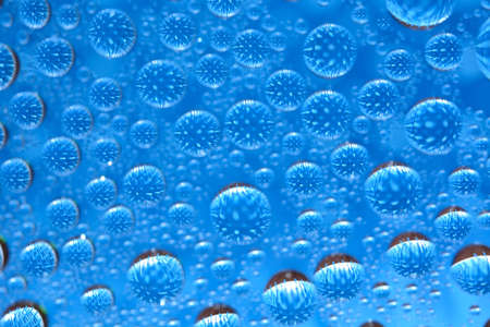 Water drops on glass