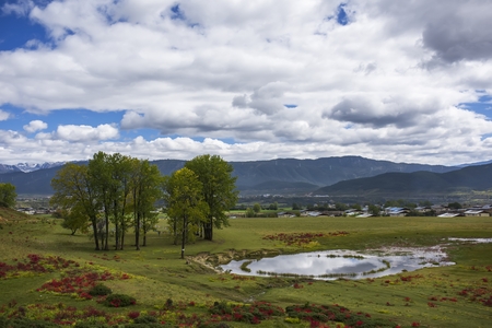 Shangri-Laの写真素材