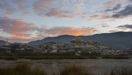 Shangri-La Songzanlin Templeの写真素材