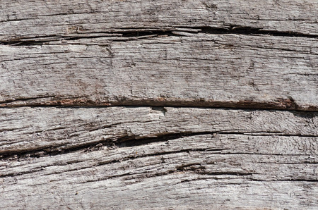 Background pattern of a wooden railroad tie の写真素材