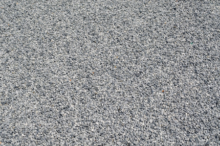 Decorative gravel a beautiful garden trend for decorative way and Beetgestaltung の写真素材