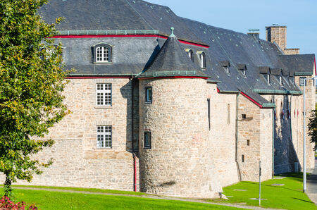 Medieval Castle Broich in Mülheim an der Ruhr. Well restored.のeditorial素材