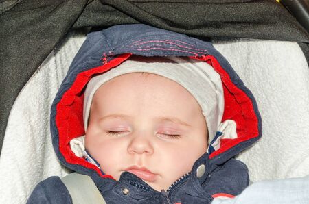Baby, Toddler is peaceful sleeping.