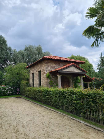 Reconstruction of a provincial villa,の写真素材