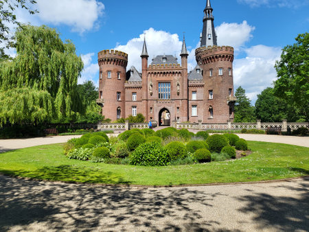 Moyland Castle in Bedburg-Hau on the Lower Rhineのeditorial素材