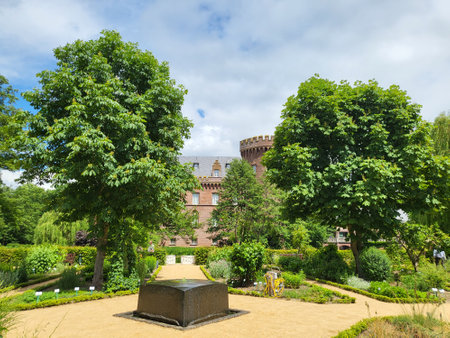 Moyland Castle in Bedburg-Hau on the Lower Rhineのeditorial素材